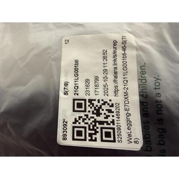 NWT Halara UltraSculpt High Waisted Tummy Control Butt Lifting Ruched Leggings S - Picture 11 of 12